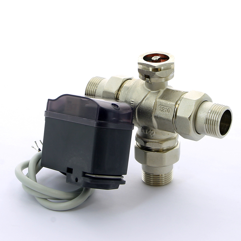 Кран шаровой с разъемными соединениями НН трехходовой MODULO COMPACT с сервоприводом EMMETI 1" 01425810 - Вид №5