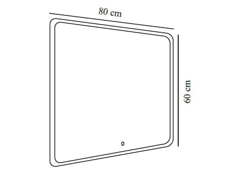 Зеркало со встроенным прямоугольным освещением Nordlux Dovina ARCH-00073497 - Вид №4