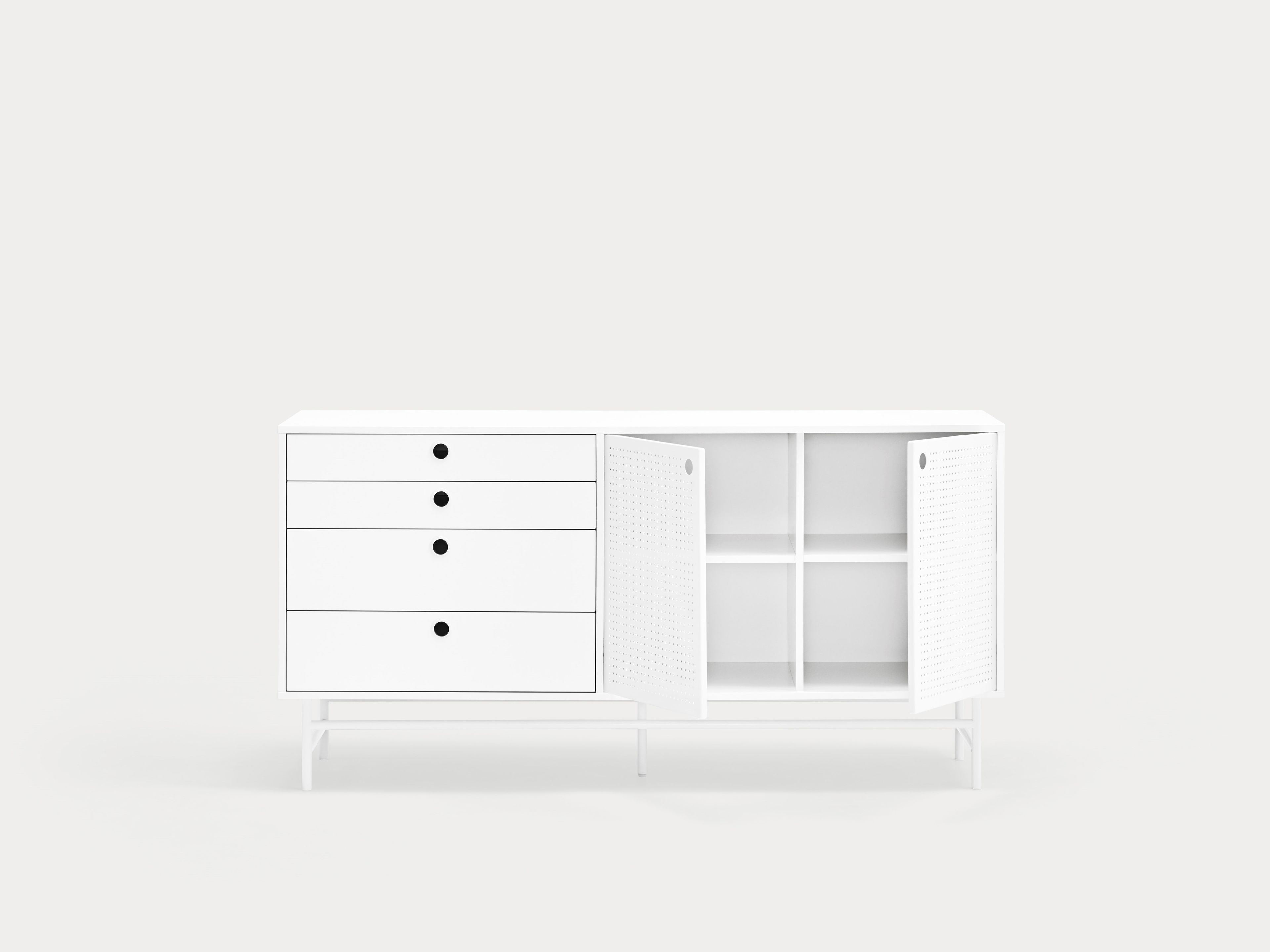 Шкаф из МДФ с распашными дверцами и ящиками TEULAT точка ARCH-00015987 - Вид №5