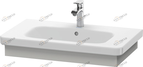 DS608100707 Подвесная раковина настенная овальная Duravit Durastyle серая