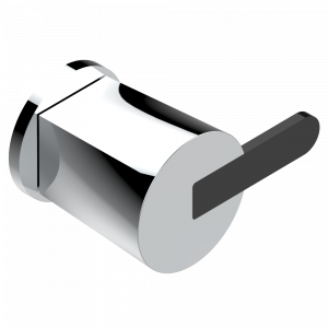 G6D-30B Маховик для встраиваемого в стену вентиля Thg-paris Metamorphose с чёрной керамикой Хром