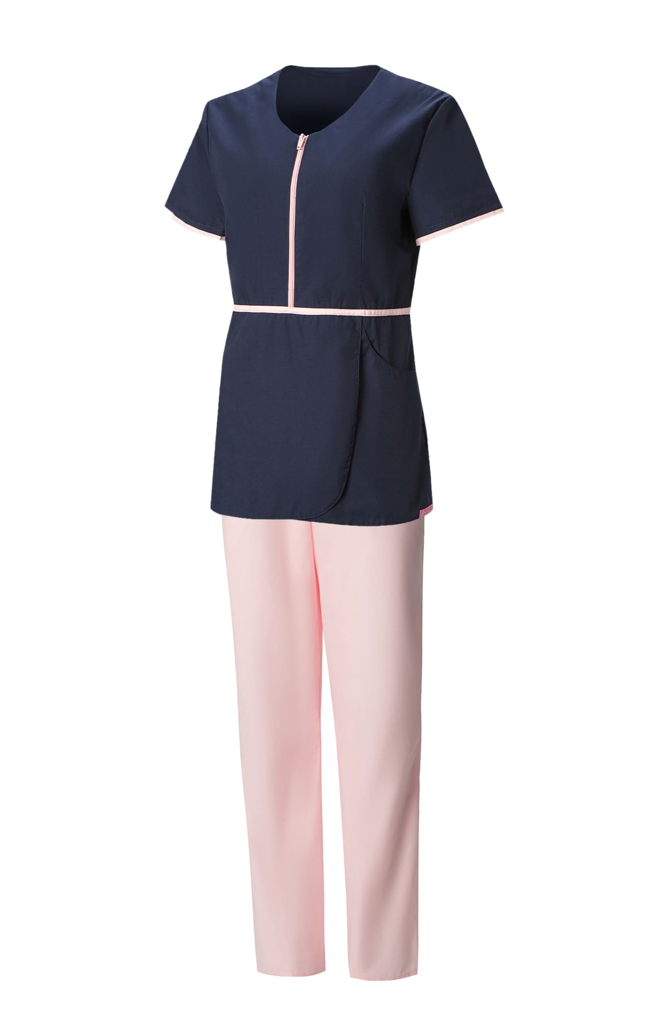 5046680 Костюм Сакура темно-синий светло розовый  Медицинская одежда  размер 54 Спецодежда 