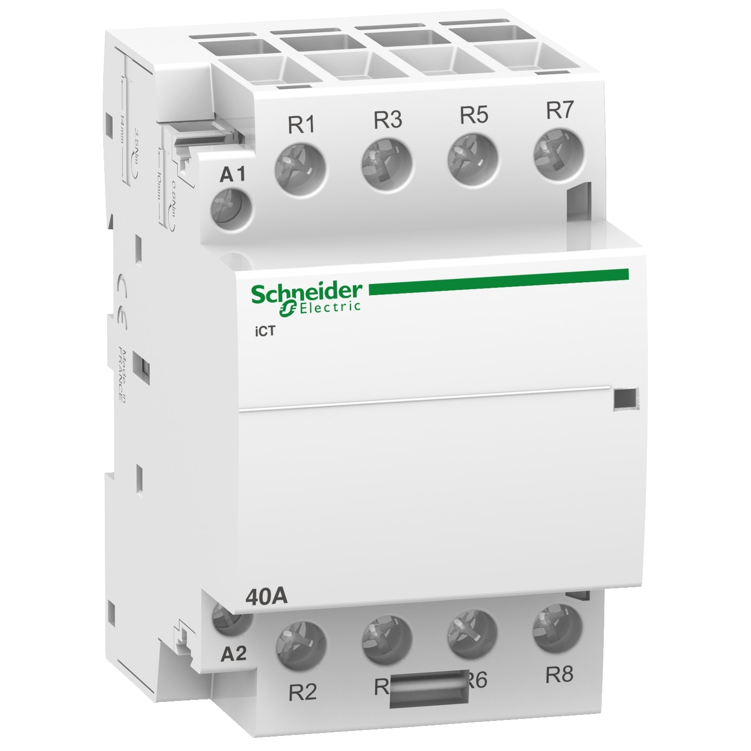 A9C20847 Модульный контактор iCT 4P 40А 400/240В AC Schneider Electric Acti 9 