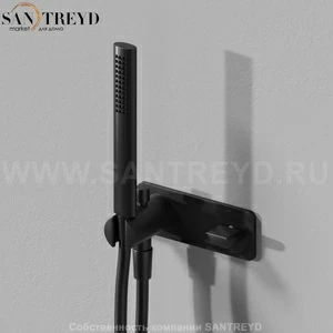 Flaminia NOKE Ручной душ с девиатором черный NK3280