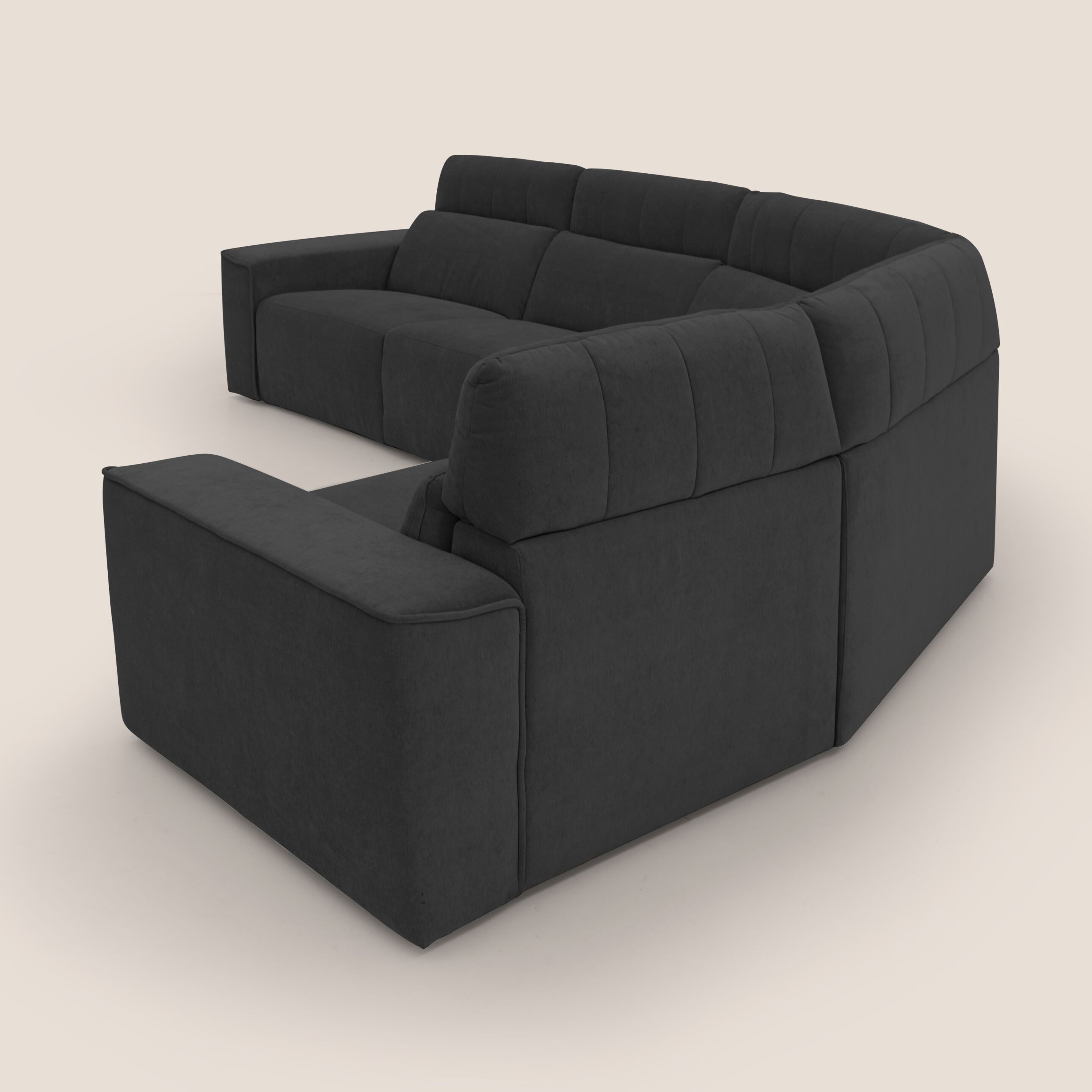 Угловой диван с откидной спинкой из ткани Divani.Store Clark ARCH-00090714 - Вид №21