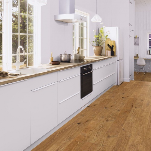 Массивная доска Boen Solid Plank Арал Antique Дуб Натур (Гладкая) 800-2220х162 мм EACBWKWD - Вид №2