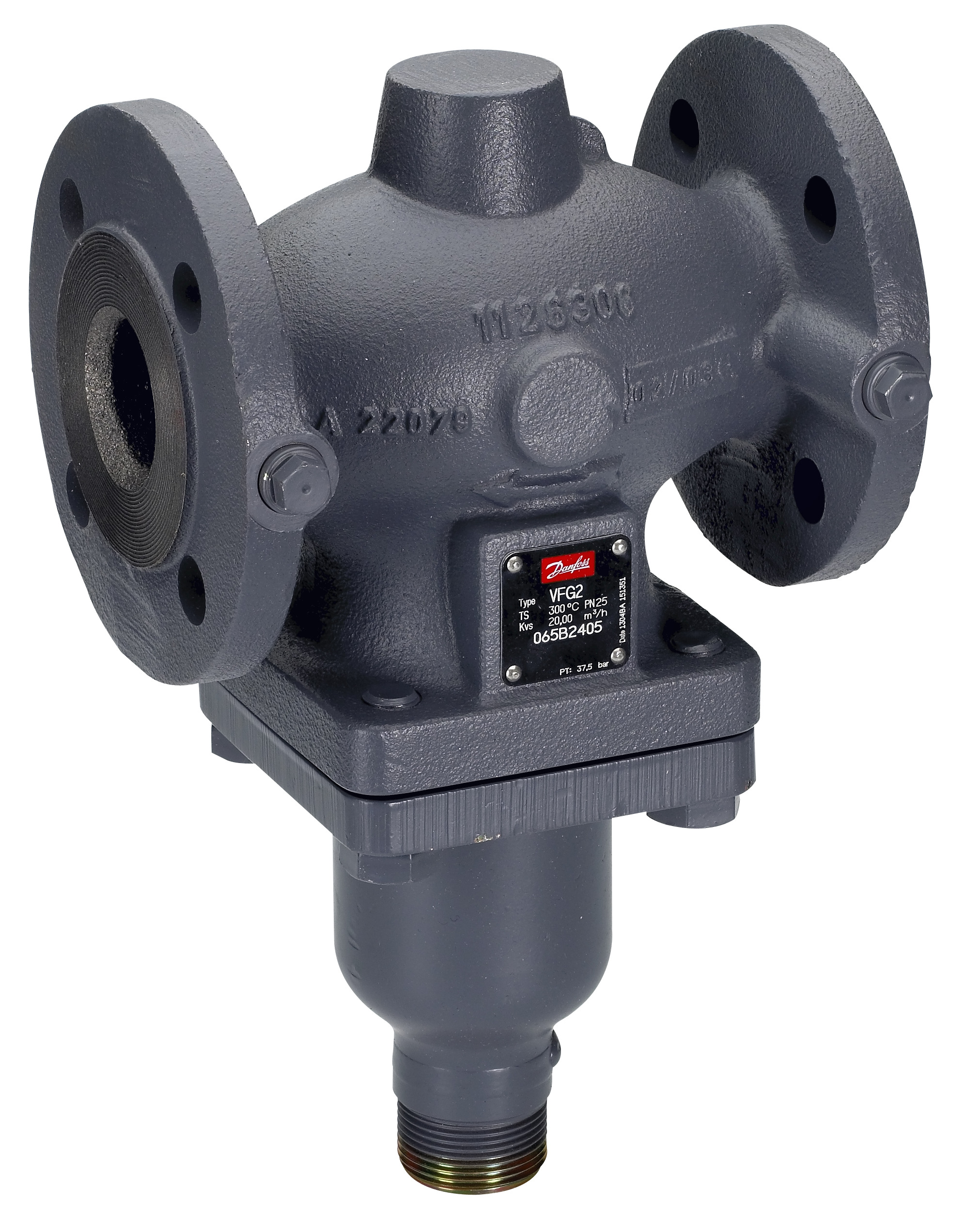Danfoss Клапан универсальный VFGS 2 фланцевый Кл. рег. универс. VFGS2 PN40 150/280 фл. 065B2463  - Вид №8