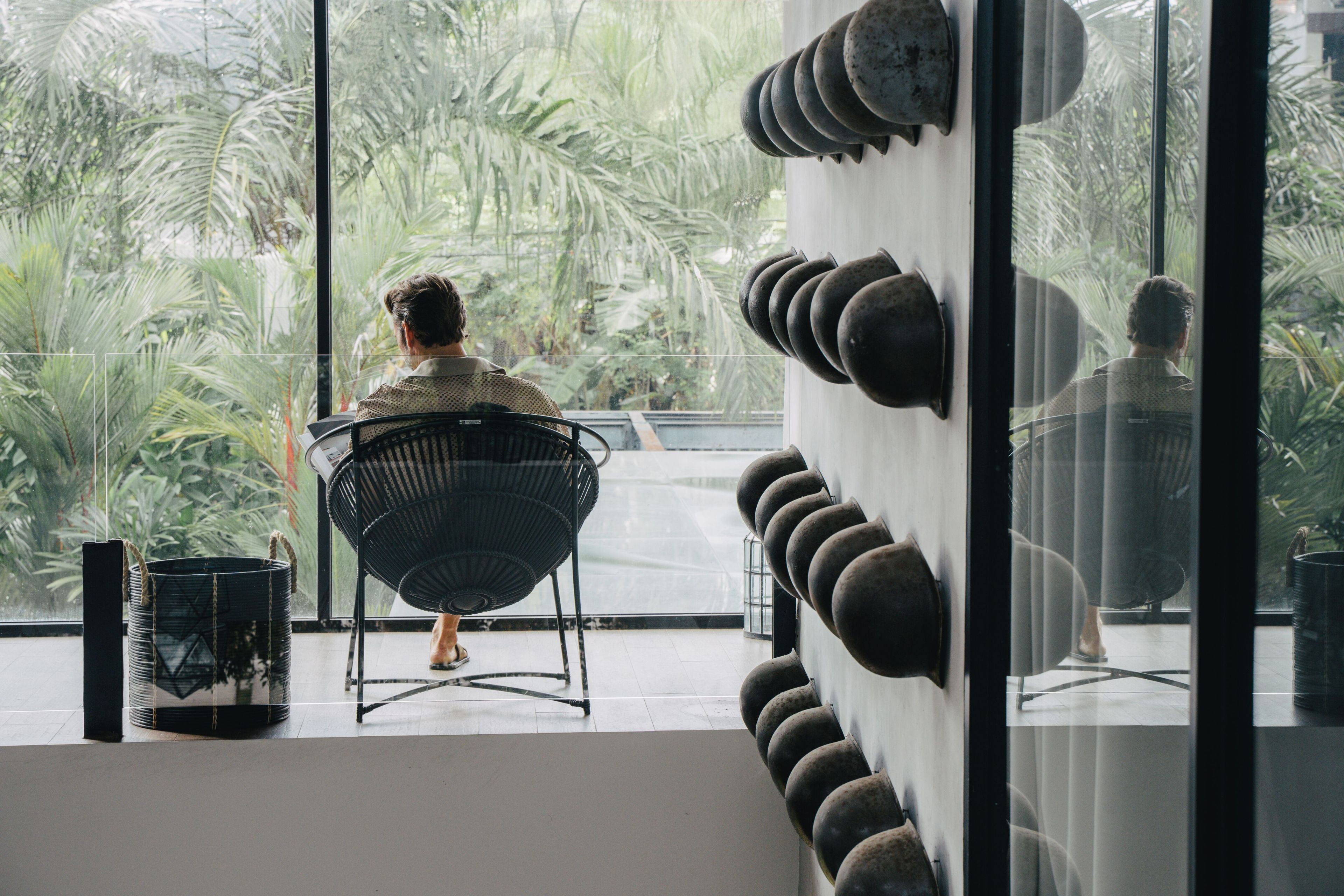 Синтетическое волокно сад стул с подлокотниками cbdesign Solar ARCH-00024271 - Вид №8