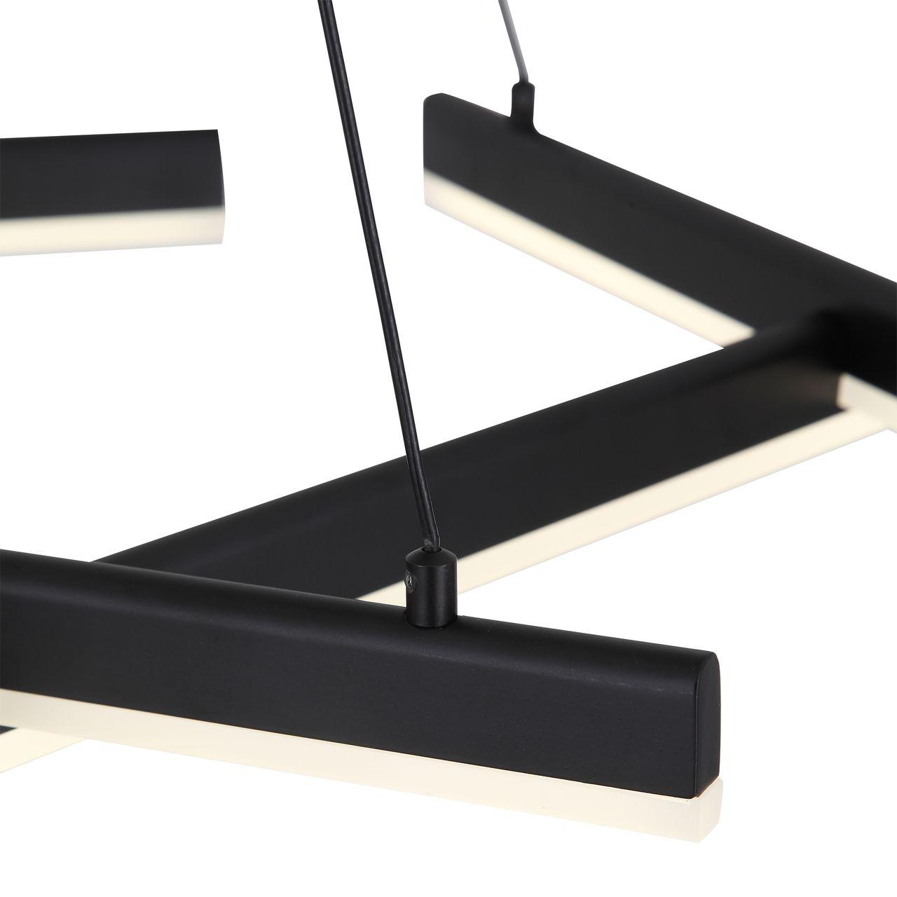 Подвесной светодиодный светильник ST Luce Basoni SL394.413.06 ST LUCE ДИЗАЙНЕРСКИЕ, BASONI 276137 Черный  - Вид №1