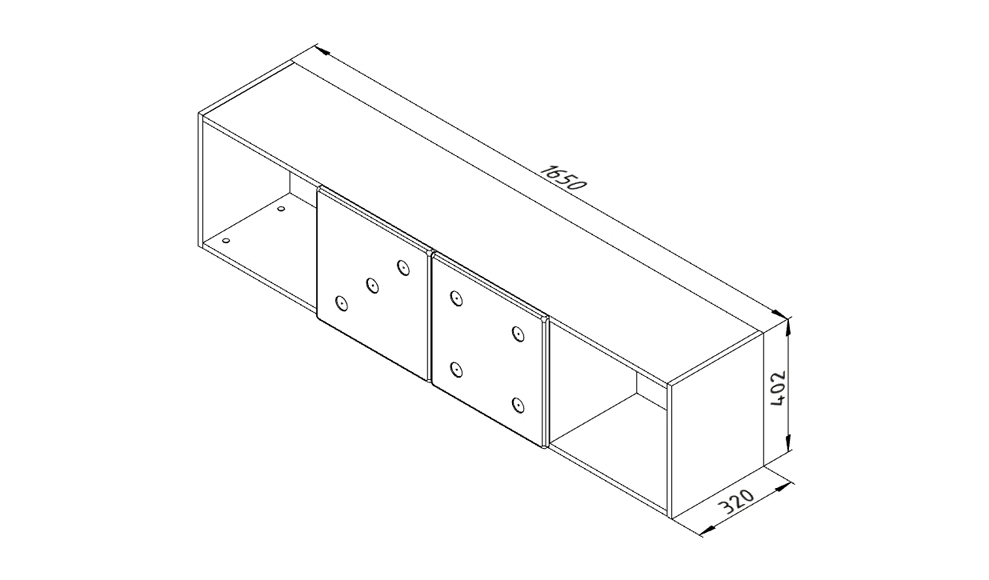 Полка детская навесная малая "Продленка" МАНДАРИН ПРОДЛЕНКА 179567 Белый;черный Santreyd  - Вид №2