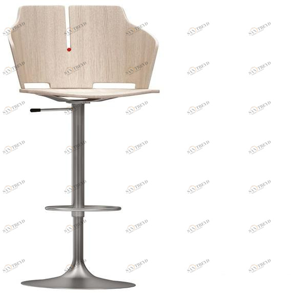 Luxy Регулируемый по высоте высокий табурет со спинкой Prima sun-id-1463689