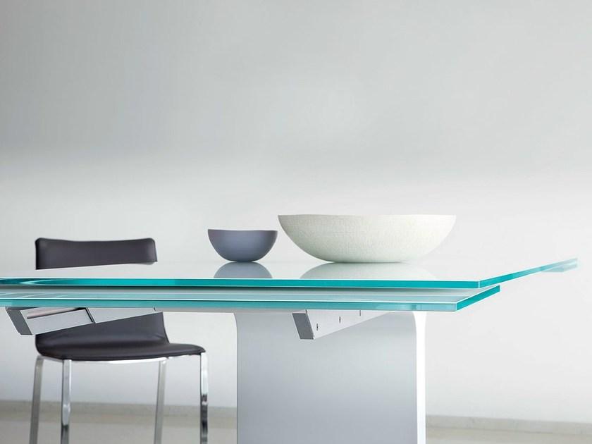 Sovet italia Раздвижной прямоугольный стеклянный стол Palace sun-id-1423222 - Вид №4