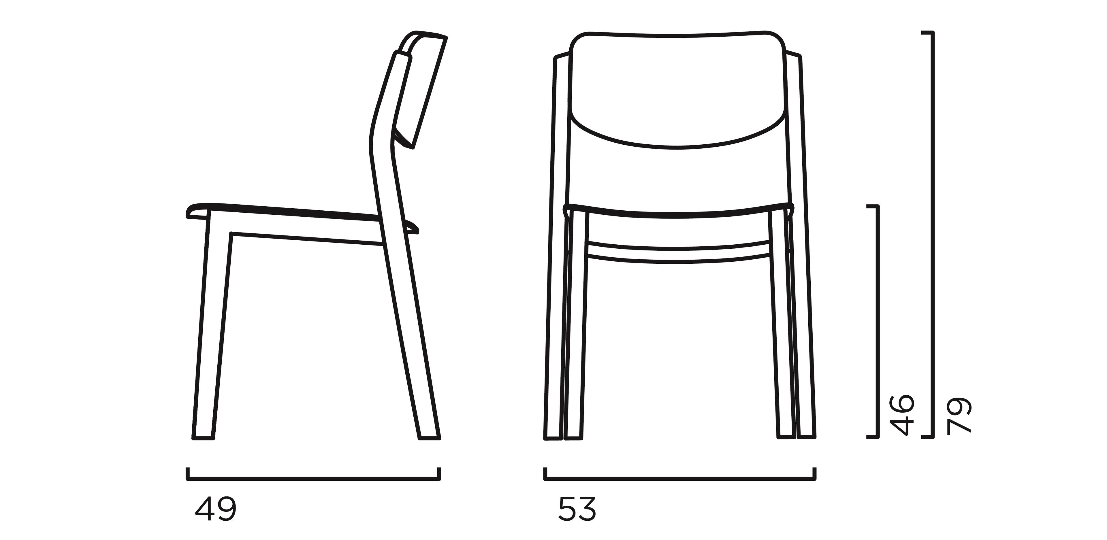 Мягкий штабелируемый стул Crassevig Адена ARCH-00084623 - Вид №3