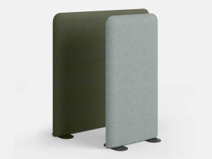Звукопоглощающая офисная перегородка отдельно стоящая ткань