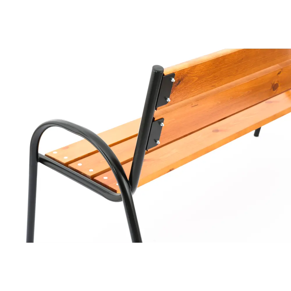 Скамья садовая Констанц 150x61x90 см дерево/металл коричневый 84169777 STLM-2184867 Santreyd  - Вид №2