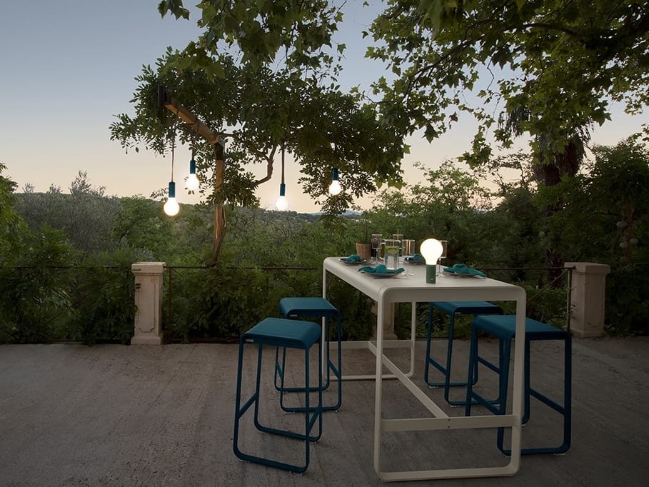 Алюминиевый и полиэтиленовый беспроводной подвесной светильник Fermob Aplô ARCH-00079418 - Вид №8