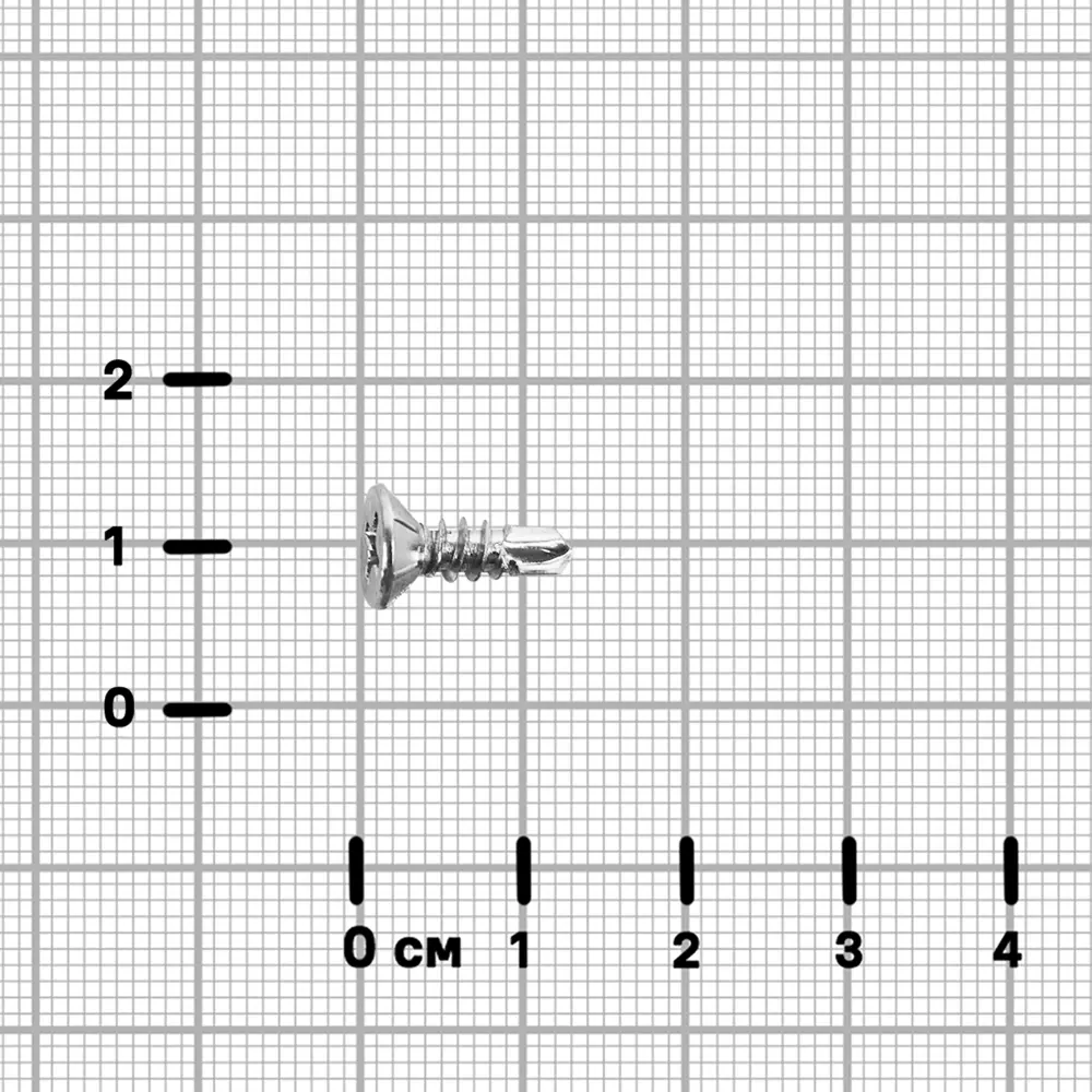 Santreyd: Саморезы потайные со сверлом для оконных профилей 3,9×13 мм 89026034 STLM-1012218 - Вид №2