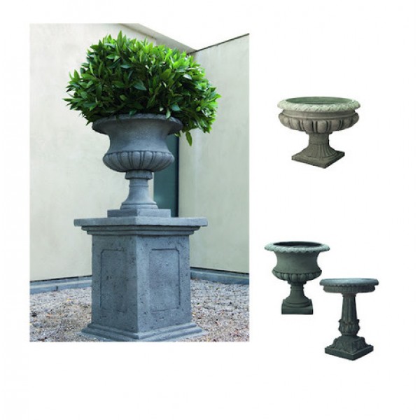 Пьедестал из искусственного камня 60 см серый "Орлеан" CAPI EUROPE ПЬЕДЕСТАЛ 044770 Серый  - Вид №1