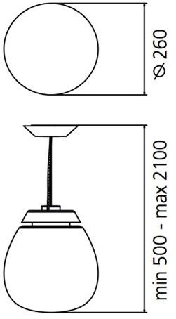 Artemide Светодиодная подвесная лампа из дутого стекла Empatia sun-id-1457782 - Вид №7