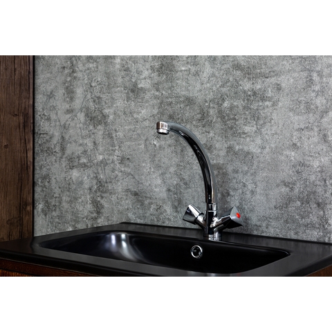 Orange OneLife P03-001cr Полимерный смеситель для кухни, цвет: хром Хром sun-id-1517136 - Вид №2