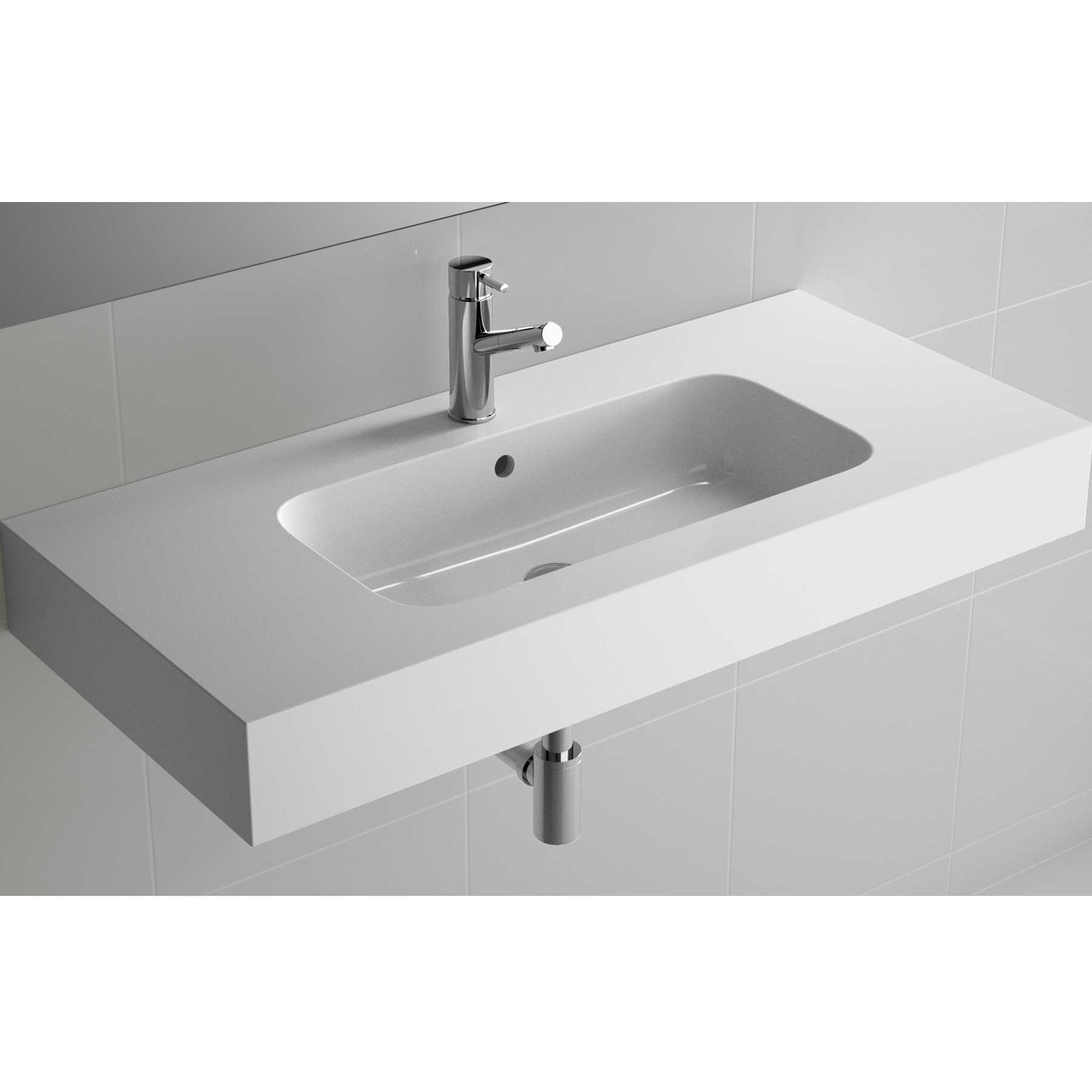 22682 SALGAR Раковина ESCOCIA 1205 MINERALMARMO 1205 x 128 x 460 мм 