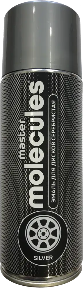 Эмаль для дисков MOLECULES серебристая - профессиональное покрытие для автомобильных колес 82673304