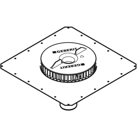 GEBERIT 359.347.00.1 Воронка Geberit Pluvia с соединительным фартуком  - Вид №1