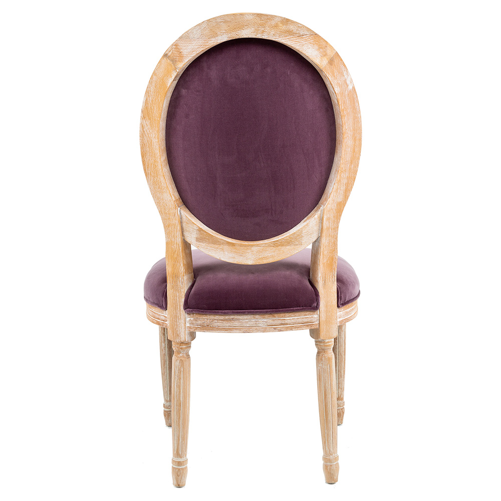 3113019 Стул «Луи / Пудровый фиолетовый» (бархат, миндаль) Object Desire  - Вид №2