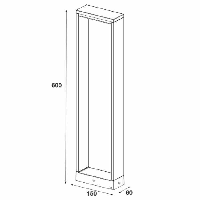 Уличный светильник светодиодный ландшафтный белый Goa White 28857/60/31 LUCIDE GOA WHITE 00-3896924 Белый  - Вид №3