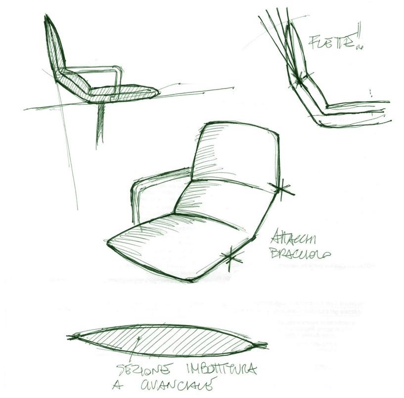 LD Seating Вращающееся кресло из ткани с подлокотниками Flexi Flexi/chl-br, f90-wh - Вид №1