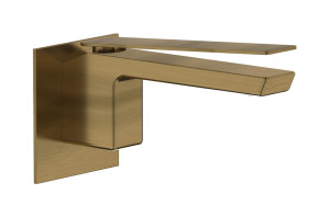 Встроенный в стену смеситель для раковины на 1 отверстие в комплекте с донным клапаном WE ARE IB k3209mb Modern Bronze K3