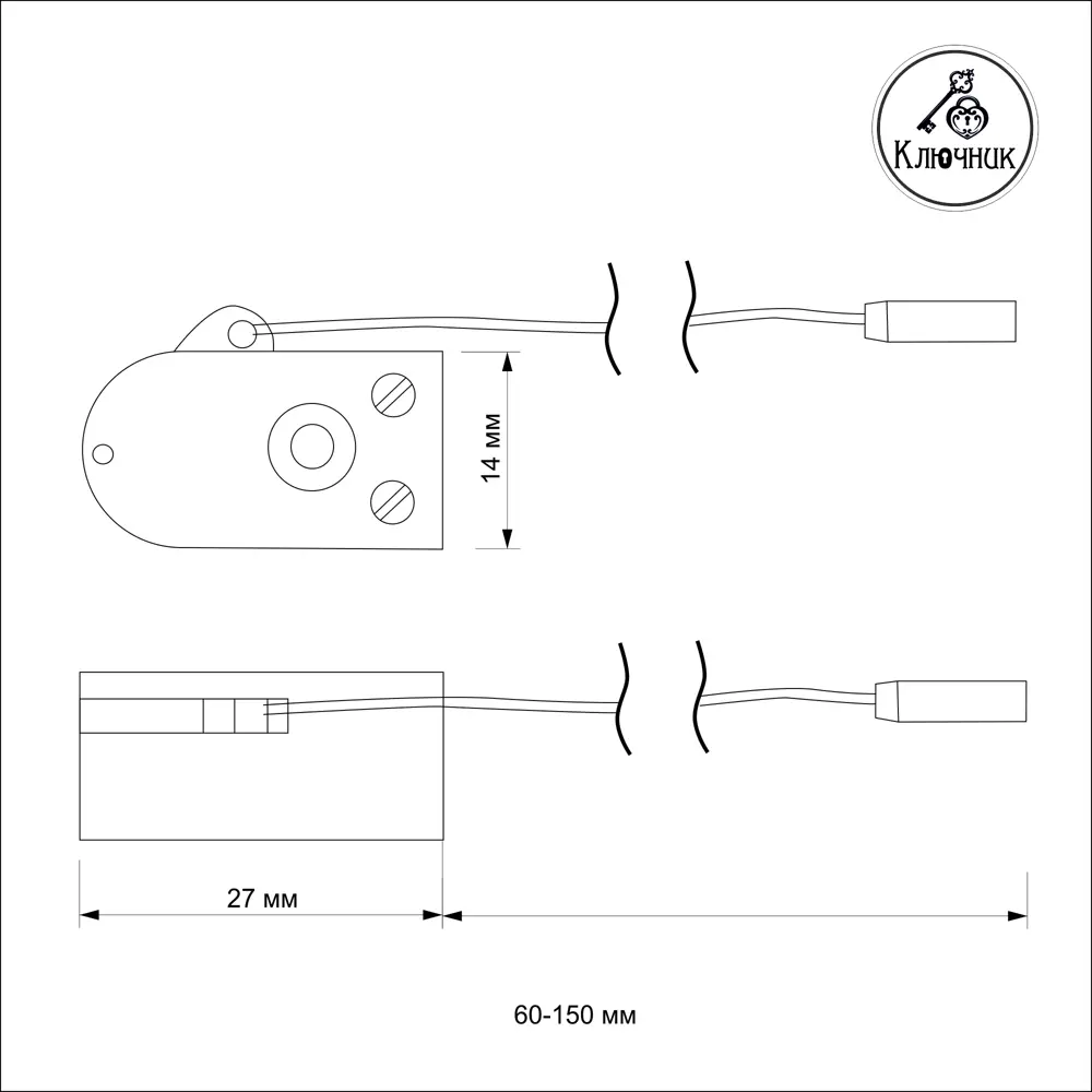 КЛЮЧНИК Сонетка-выключатель для бра с деревянным декором 82367676 STLM-0025611 - Вид №3