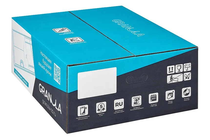 6002, СЛАНЕЦ, кухонная мойка, кварц GRANULA 6002-ST11 - Вид №2