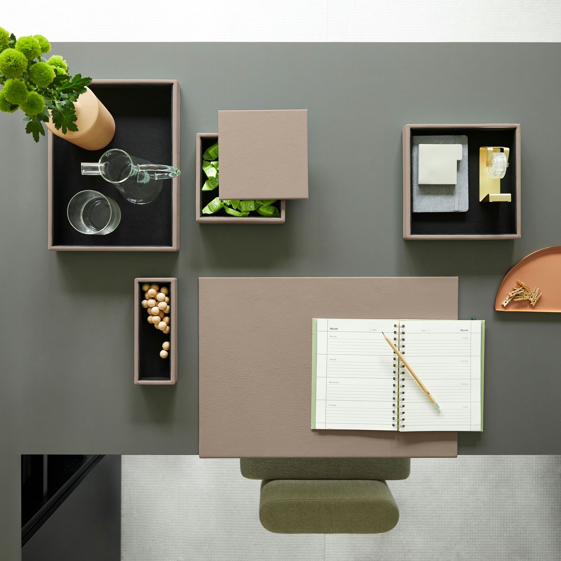 Кожаный лоток для документов EGLOOH Афина ARCH-00007159 - Вид №41