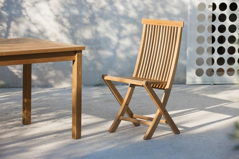 Unopiù Складной стул из тика Milton Wilsed - Вид №3