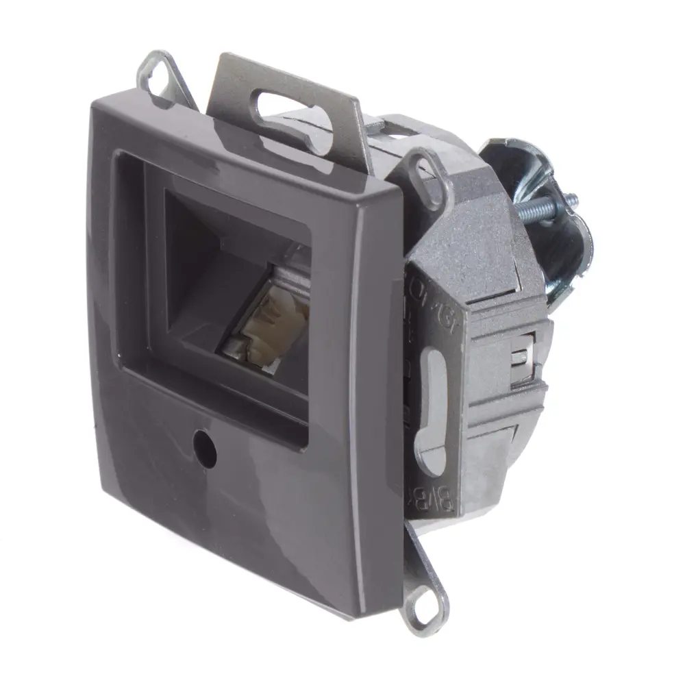 Розетка компьютерная ABB BJB Basic 55 Шато цвет черный 14303096 STLM-2076526 - Вид №2