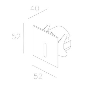 Утопленный алюминиевый светодиодный наружный прожектор