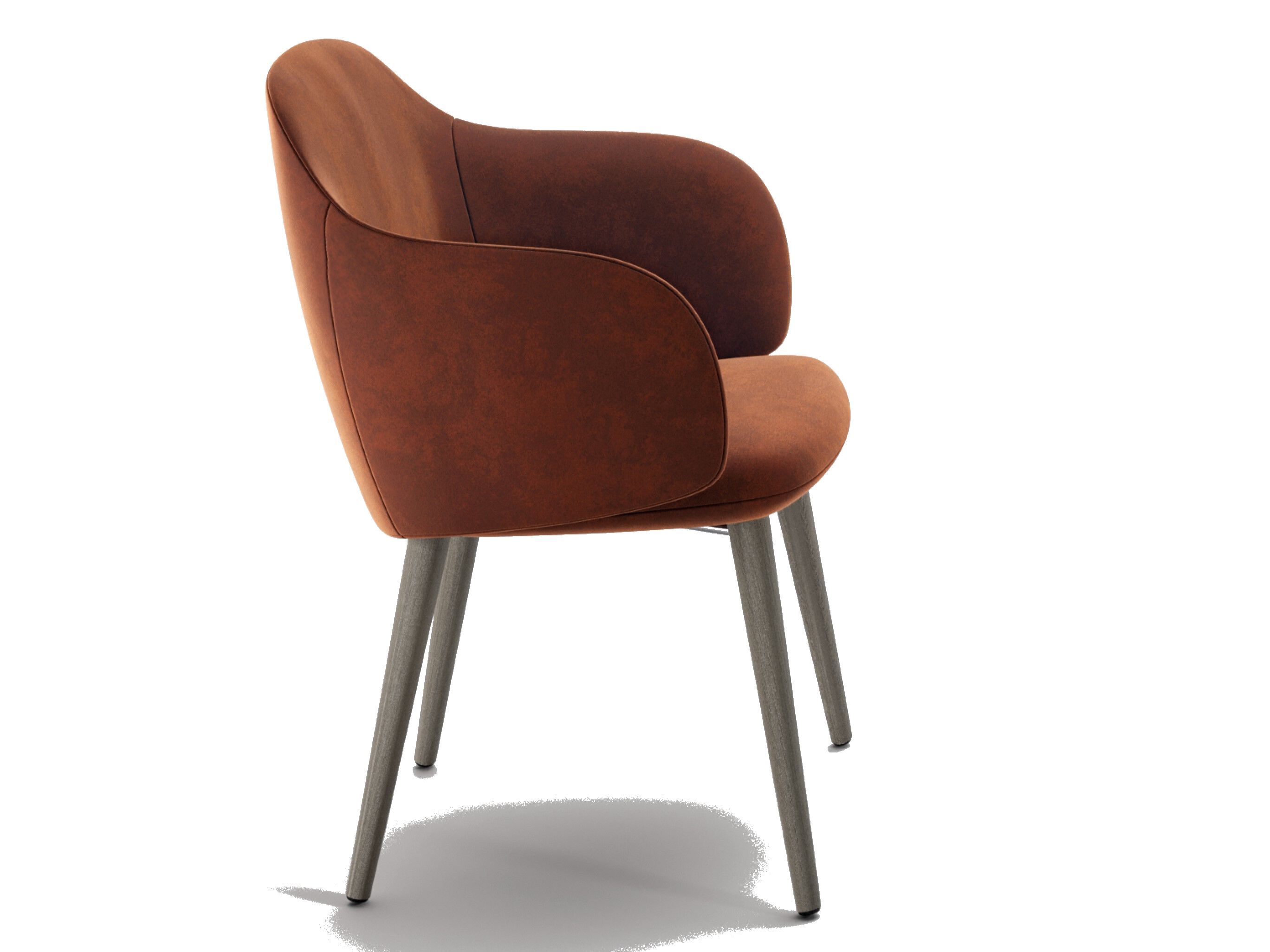 Тканевый стул с подлокотниками Innova Imbottiti Bloom ARCH-00057396