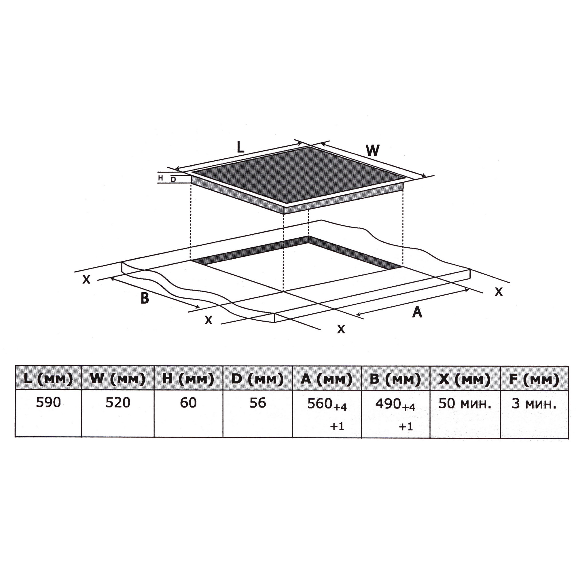 5304960 Индукционная варочная поверхность Akpo PIA 6094014CC BL STDN-0131845 - Вид №6
