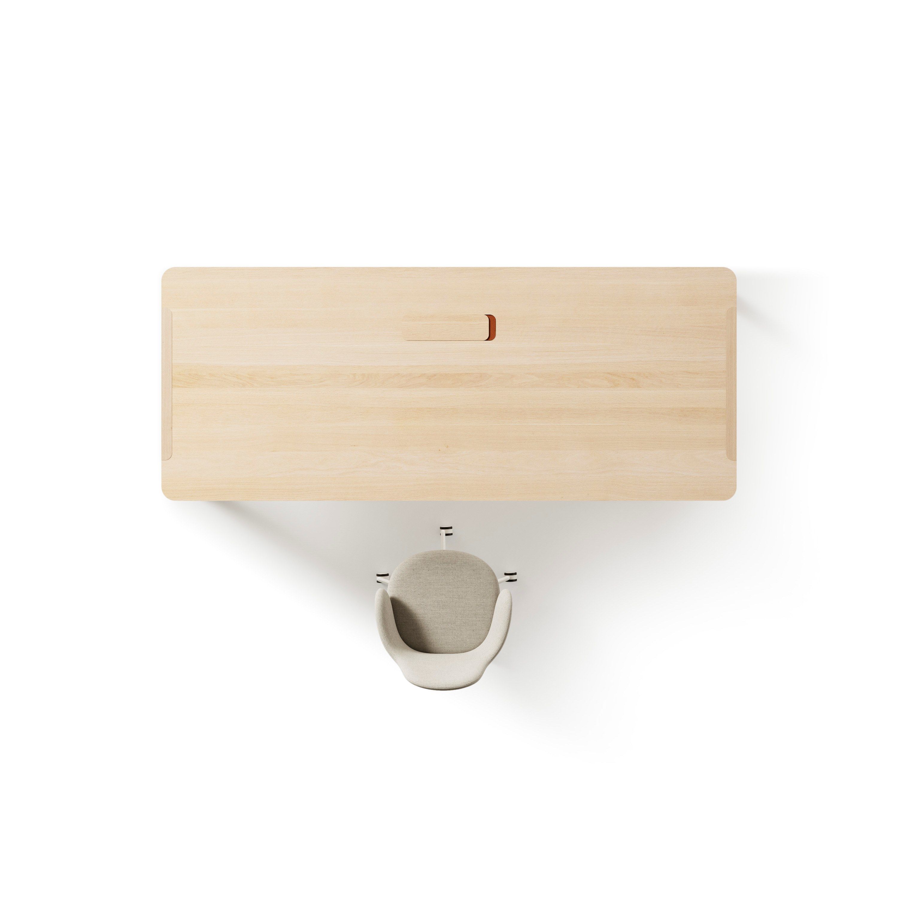 Прямоугольный стол для совещаний из дуба с системой люверсов ALKI Heldu ARCH-00015502 - Вид №14