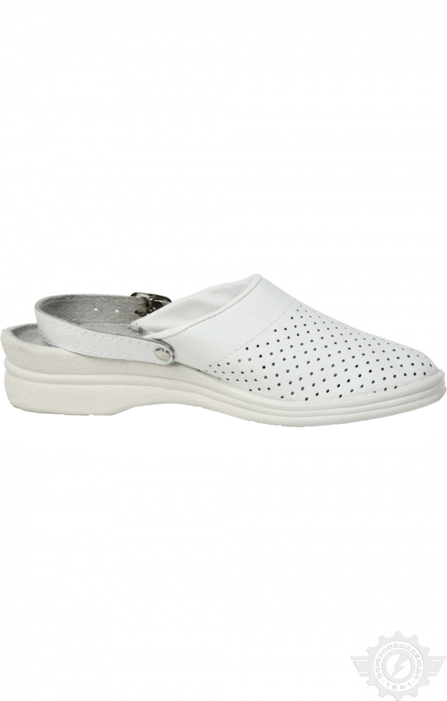 61814 Туфли Сабо женские белые  Медицинская обувь размер 39 Спецодежда  - Вид №4