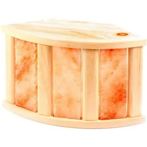 Абажур угловой со вставками из гималайской соли