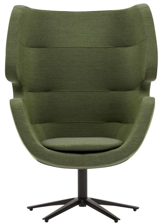 SOFTLINE Кресло из ткани с 4 спицами и высокой спинкой Moai 2-448 - Вид №1