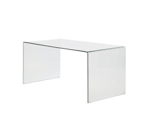 Прямоугольный стол из закаленного стекла