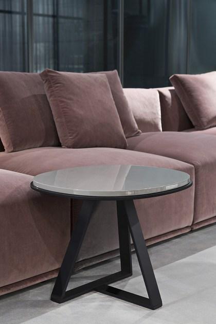 Meridiani Круглый журнальный столик из мрамора Edition shine sun-id-1449138 - Вид №3