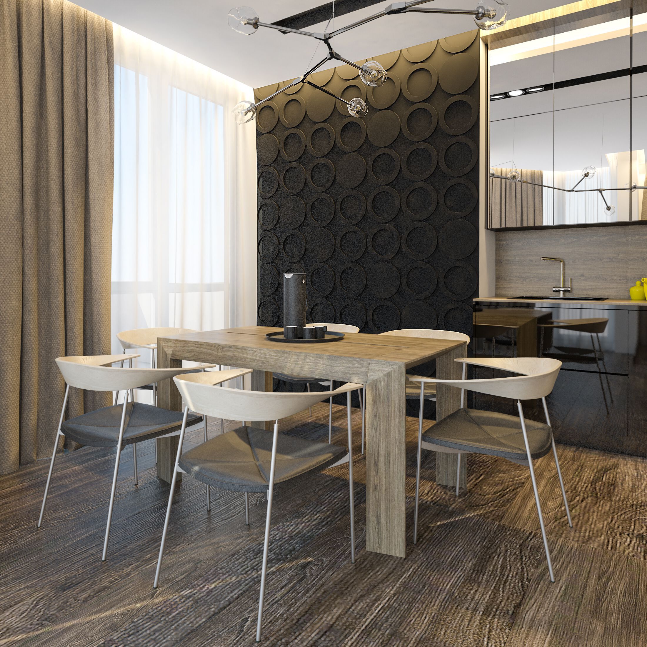 Трехмерное гипсовое покрытие WallDeco M-Modern ARCH-00003998