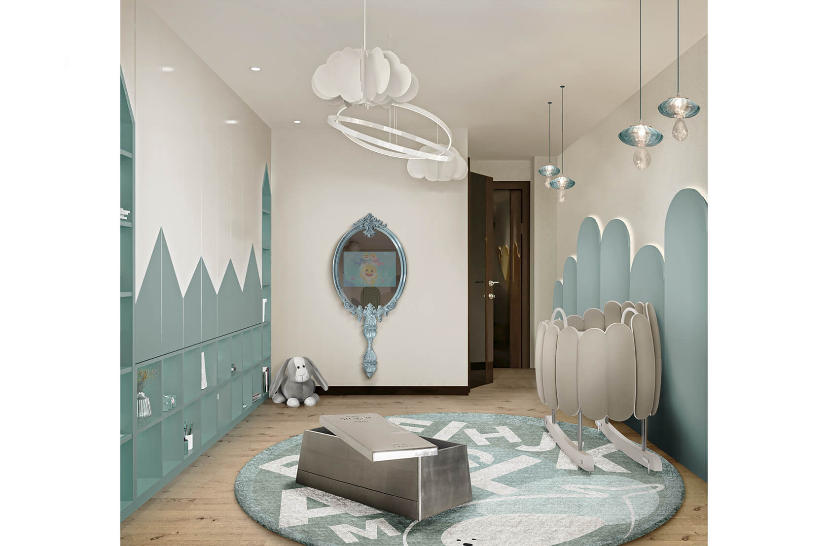 CIST775 Зеркала для детской Синий магический Circu  - Вид №5