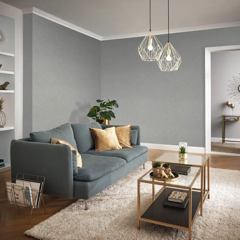 Обои флизелиновые Rasch Factory темно-серебристые 1.06 м A947427 89071292 STLM-2117040 Factory Style - Вид №3