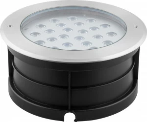 Светодиодный светильник тротуарный 26 см серебряный Feron 32075 FERON  00-3955948 Серебро;серый