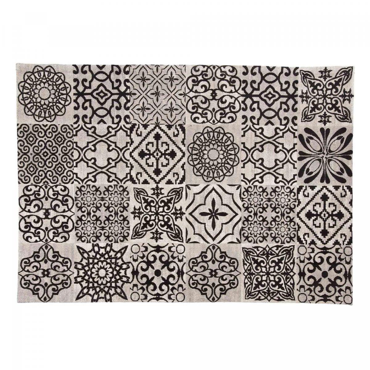 054408 Ковер Blunt 160x230 черный La Forma BLUNT